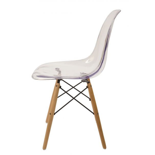 eiffel dining chair clear