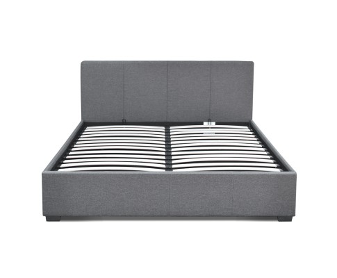 Fomo Gas Lift Fabric Bed Frame (Double) - Grey